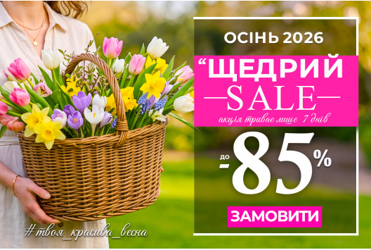 Щедрий Sale до - 85 %