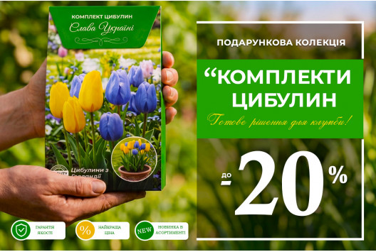 Подарункова колекція «Комплекти цибулин» - готове рішення для красивого та яскравого саду!