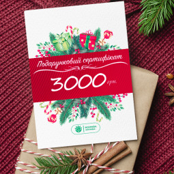 Подарунковий сертифікат на 3000 грн