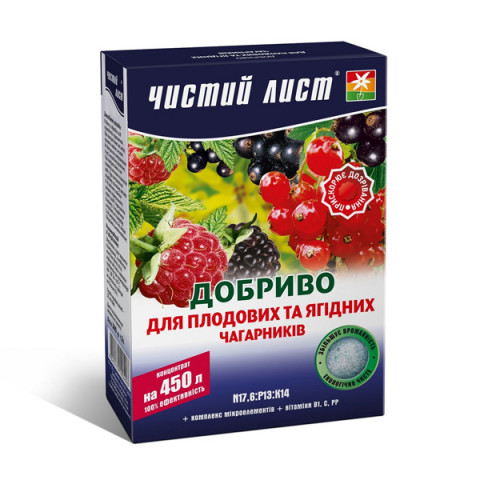 Чистый Лист АКВА для плодовых и ягодных кустарников 300 г