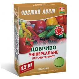 Чистий Лист АКВА універсальне для саду та городу 1.2 кг