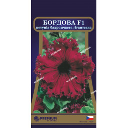 Петунія бахромчата Бордова F1 (гігантська) 10 насінин-драже